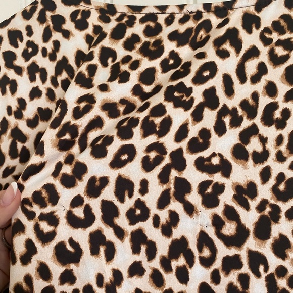 Staple cheetah dress! Barely worn! Could be cover up, dressed up or dressed down - Picture 7 of 7